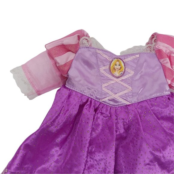 Build A Bear Workshop Disney Princess Rapunzel Tangled Gown Dress Purple Pink - Picture 6 of 11
